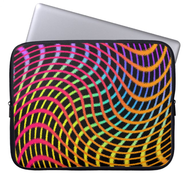 Housse pour ordinateur portable d'art abstrait jaz (Devant)