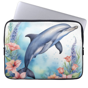 Housse Pour Ordinateur Portable Dauphin de mer