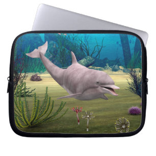 Housse Pour Ordinateur Portable Dauphin souriant