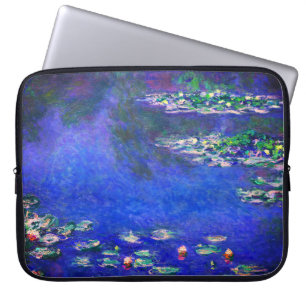 Housse Pour Ordinateur Portable De jolies nénuphars vintage par Claude Monet