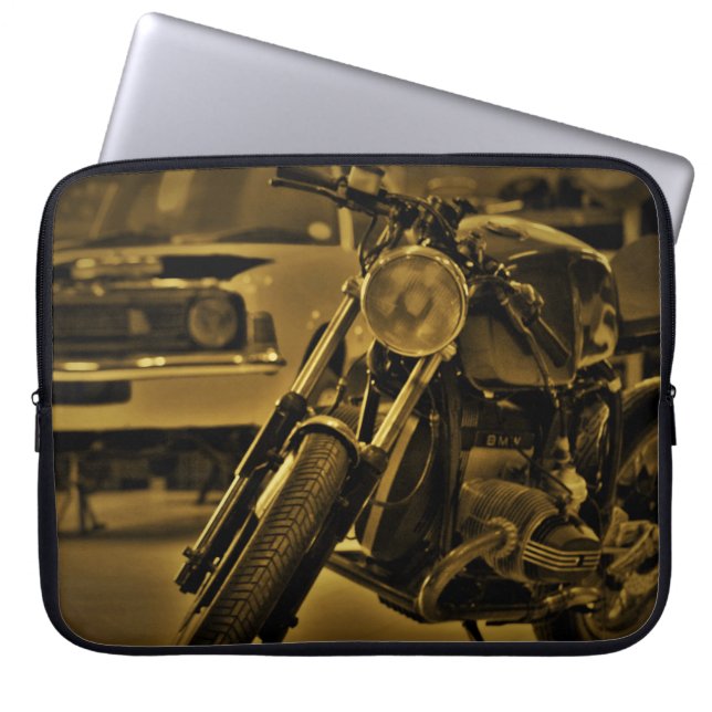 Housse pour ordinateur portable de motard de moto (Devant)