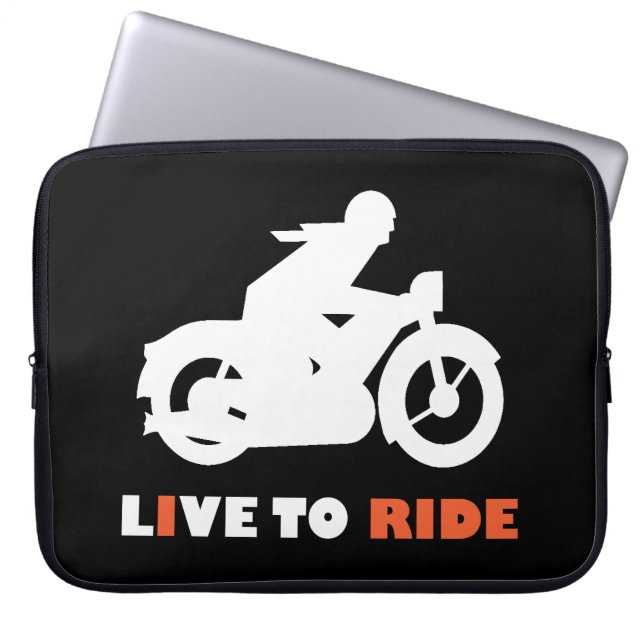 Housse pour ordinateur portable de motard en moto (Devant)