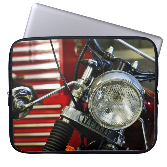 Housse pour ordinateur portable de motard en moto (Devant)