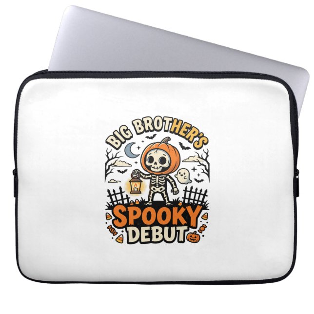Housse Pour Ordinateur Portable Début effrayant de Big Brother Halloween (Devant)