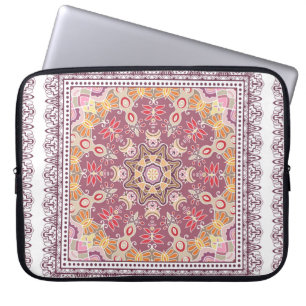 Housse Pour Ordinateur Portable Décor coloré sur arrière - plan blanc,