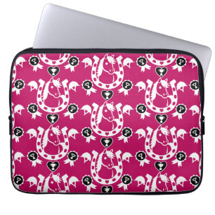 Housse Pour Ordinateur Portable Décor de la maison de pony Dressage