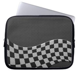 Housse Pour Ordinateur Portable Décor d'impression à drapeau à drapeau de course e