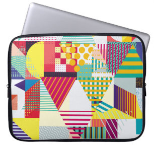 Housse Pour Ordinateur Portable Décoratif géométrique, abstrait motif sans couture