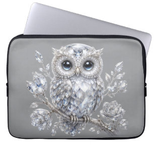 Housse Pour Ordinateur Portable Décoration magique nocturne élégante de hibou arge