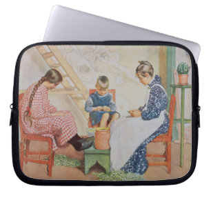 Housse Pour Ordinateur Portable Décorticage des pois, pub. dans "Lasst Licht