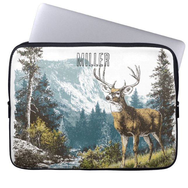 Housse Pour Ordinateur Portable Deer Nature  (Devant)