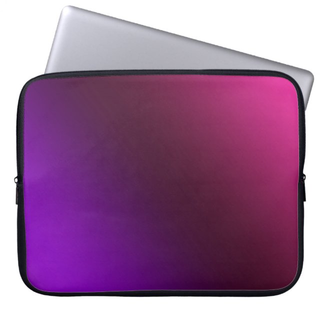 Housse Pour Ordinateur Portable Dégradé, rose-violet (Devant)