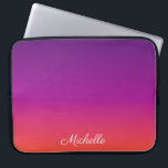 Housse Pour Ordinateur Portable dégradé violet, rose et orange foncé<br><div class="desc">dégradé violet,  rose et orange foncé</div>