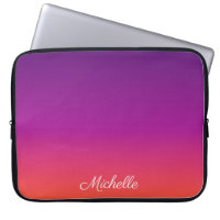 dégradé violet, rose et orange foncé