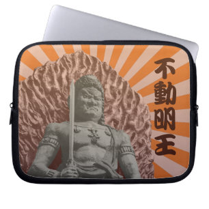 Housse Pour Ordinateur Portable Déité bouddhiste Fudo Myo-o Art pop japonais