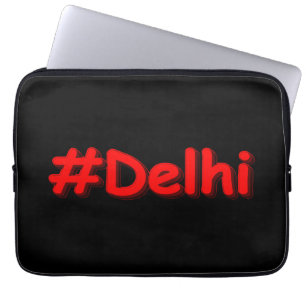 Housse Pour Ordinateur Portable "#Delhi" Joli Design. Panneau Boîte en bois Achete