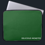Housse Pour Ordinateur Portable Delicious Monster green color name<br><div class="desc">Delicious Monster green color name</div>