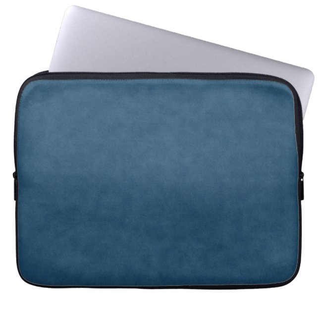 Housse Pour Ordinateur Portable Dénim bleu texture, (Devant)