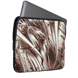 Housse Pour Ordinateur Portable Dernier recyclage d'images numériques, rouge brun