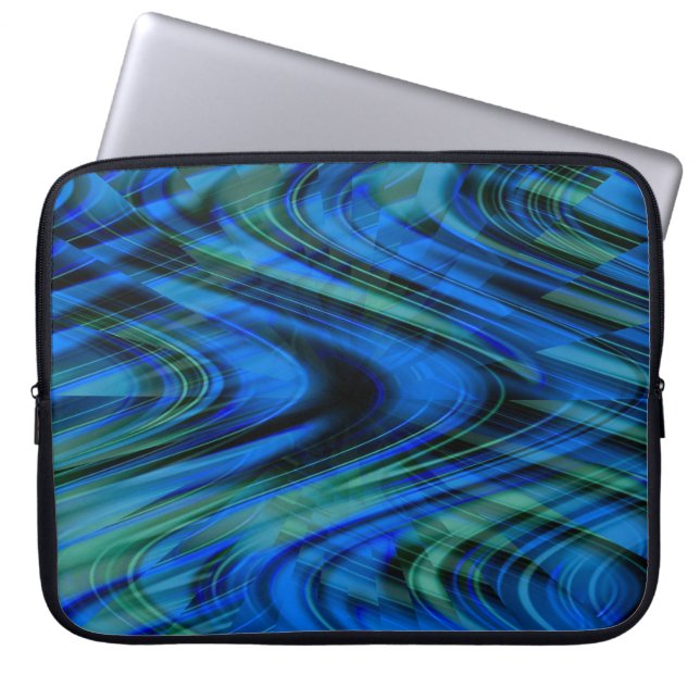 Housse Pour Ordinateur Portable Des Mers Qui Frottent...... (Devant)