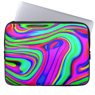 Housse Pour Ordinateur Portable Des Motifs de néon colorés. Commandez dès maintena