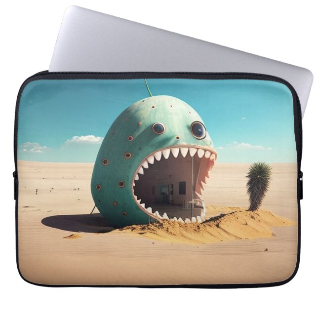 Housse Pour Ordinateur Portable Desert Monstre (Devant)