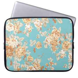 Housse Pour Ordinateur Portable Design de bouquet rose motif sans couture avec bar