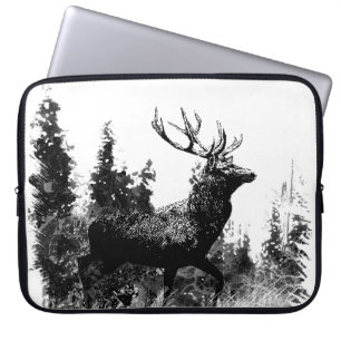 Housse Pour Ordinateur Portable Design de cerfs de stade vintage