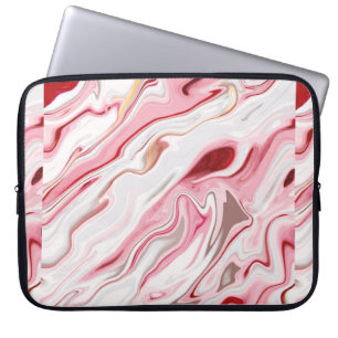Housse Pour Ordinateur Portable Design de texture en marbre liquide, le marbrage c