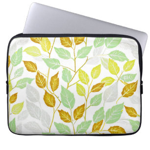 Housse Pour Ordinateur Portable Design élégant de feuilles inspirées par la nature