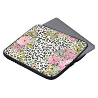 Design Empreinte de léopard et floral élégant