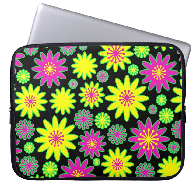 Housse Pour Ordinateur Portable Design floral.210513 (Devant)