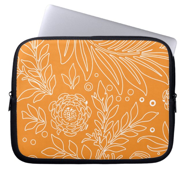 Housse Pour Ordinateur Portable Design floral 35 (Devant)