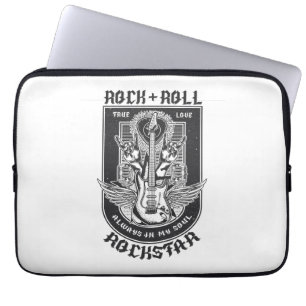 Housse Pour Ordinateur Portable Design Guitar Rock