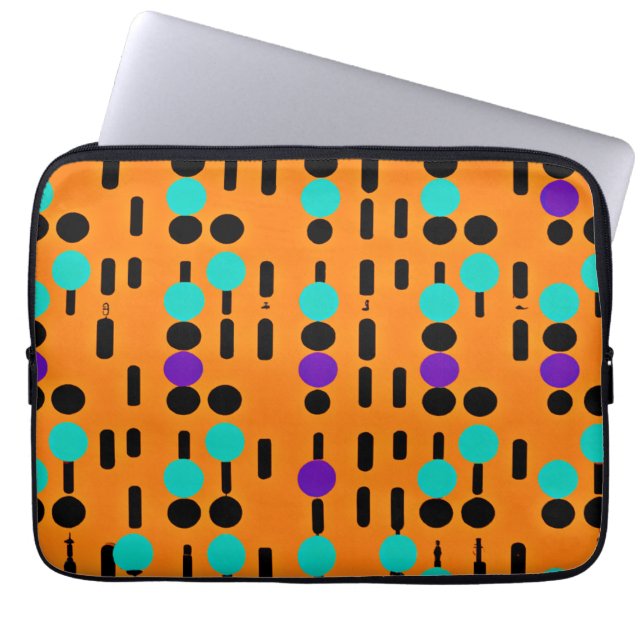 Housse Pour Ordinateur Portable Design Motif Abstrait élégant (Devant)