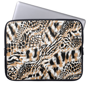 Housse Pour Ordinateur Portable Design motif animal. Motif léopard moderne desi