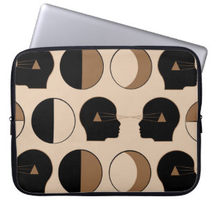Housse Pour Ordinateur Portable Design Motif sans joint céleste avec énergie humai