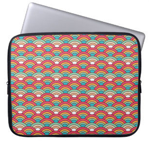 Housse Pour Ordinateur Portable Design Motif traditionnel sans couture élégant