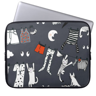 Housse Pour Ordinateur Portable dessin à la main dessin mignon dessin animé sans c
