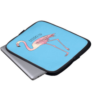Housse Pour Ordinateur Portable dessin animé d'oiseau Flamant rose