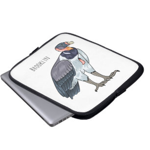 Housse Pour Ordinateur Portable dessin animé d'oiseau vautour du roi