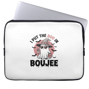 Housse Pour Ordinateur Portable Dessin de gravure vintage Halloween fantôme Boujee