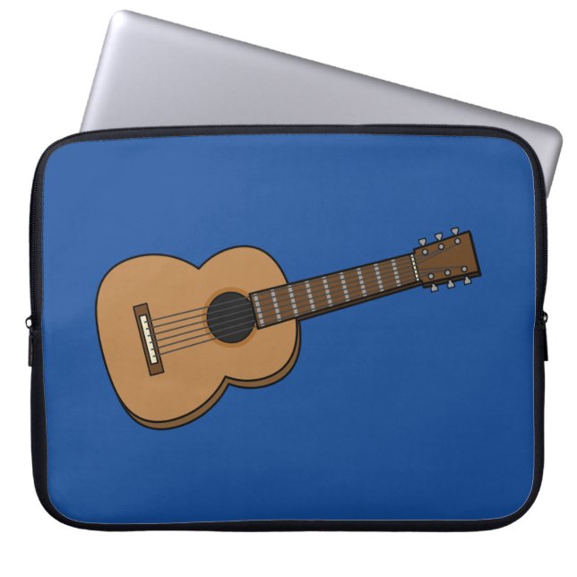 Housse Pour Ordinateur Portable Dessin de guitare (Devant)