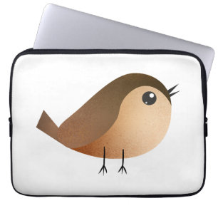 Housse Pour Ordinateur Portable Dessin d'Oiseau de Bruant