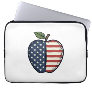 Housse Pour Ordinateur Portable Dessin vectoriel de gravure vintage de pomme patri