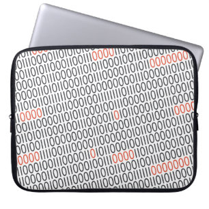 Housse Pour Ordinateur Portable Détails de rouge de CODE BINAIRE