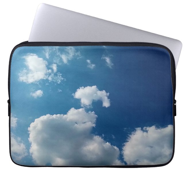 Housse Pour Ordinateur Portable Deux nuages doux (Devant)