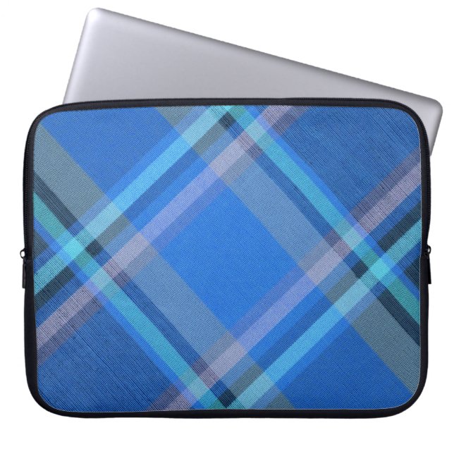 Housse Pour Ordinateur Portable Diagonal Plaid (Devant)