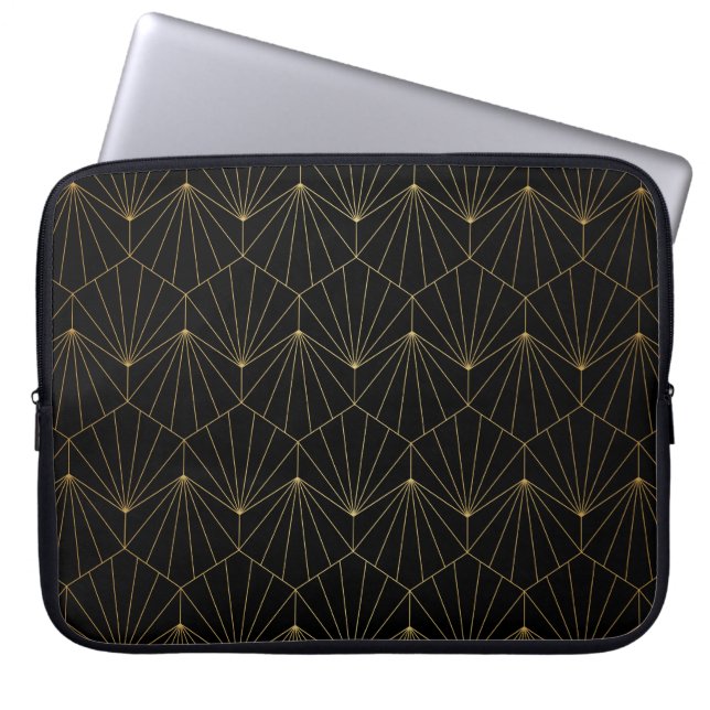 Housse Pour Ordinateur Portable diamant moderne, design art déco (Devant)