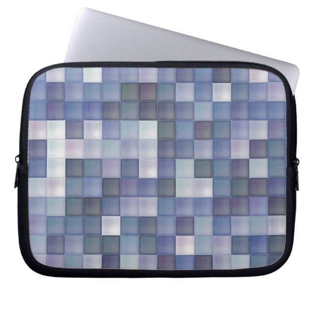 Housse Pour Ordinateur Portable Diamants bleus (Devant)